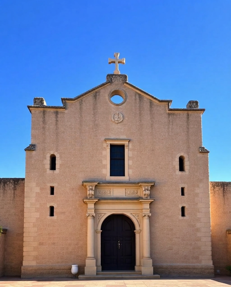 Historic Spanish mission in San Antonio
